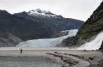 Aproximando-se da Medenhall Glacier e da Nugget Falls, em Juneau, a capital do Alaska